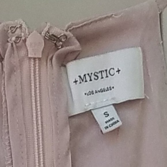 Blush Pink Rose Embroidery Maxi Dress - Picture 5 of 7